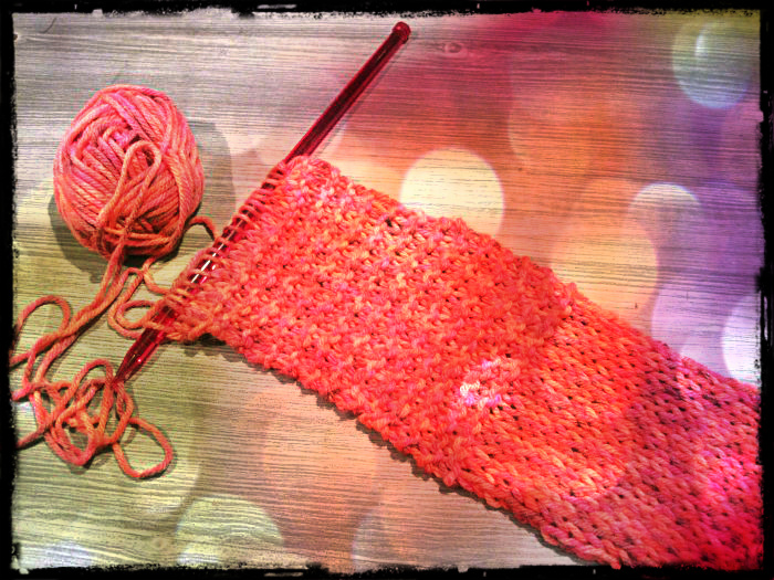 Taller de punto bufanda de iniciación o gorro con agujas circulares