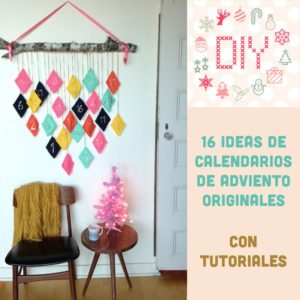16 ideas de calendario del Adviento DIY (con tutoriales)